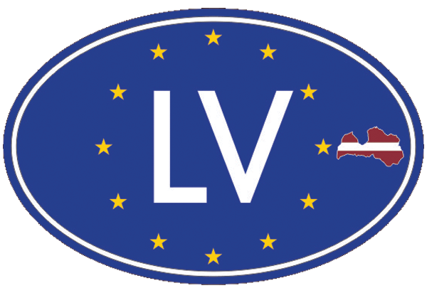 Letvia | Europe license plate