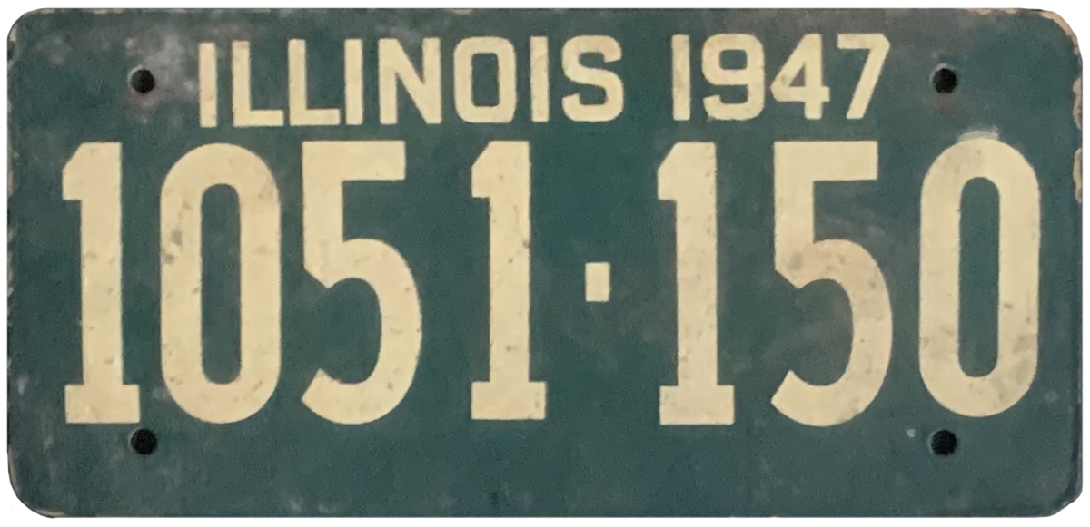 USA-Kennzeichen als Aufkleber | Illinois.4 USA-Kennzeichen als Aufkleber | Illinois.4