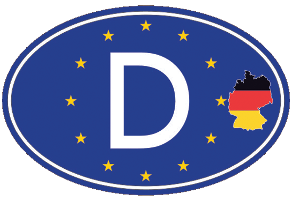 Deutschland Deutschland europa-aufkleber-plakette-kennzeichen