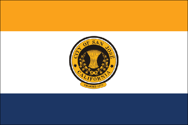 Stadtflagge San Jose