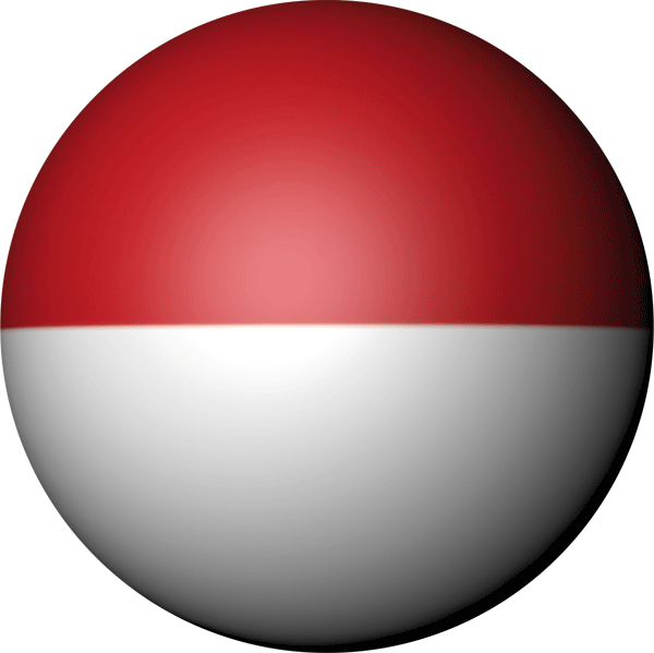 Indonesia | Sticker in ball shape
