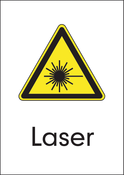 Warnzeichenaufkleber alt .078- Laser (alt)