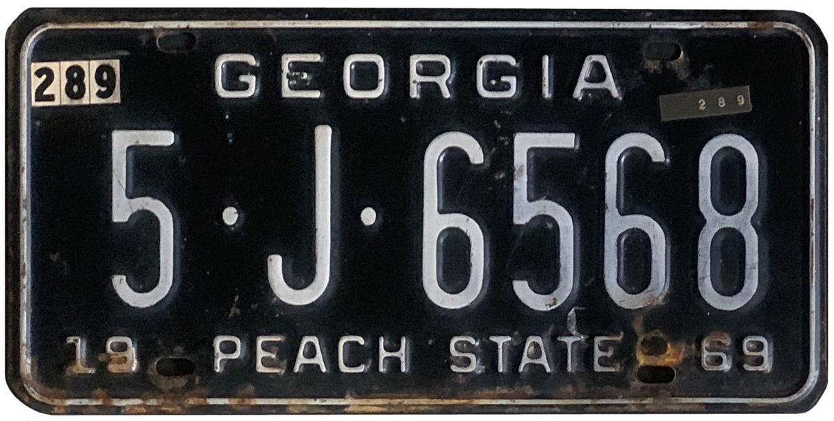 USA license plate | Georgia.1