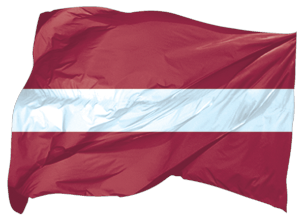 Latvia | waving flag as sticker 