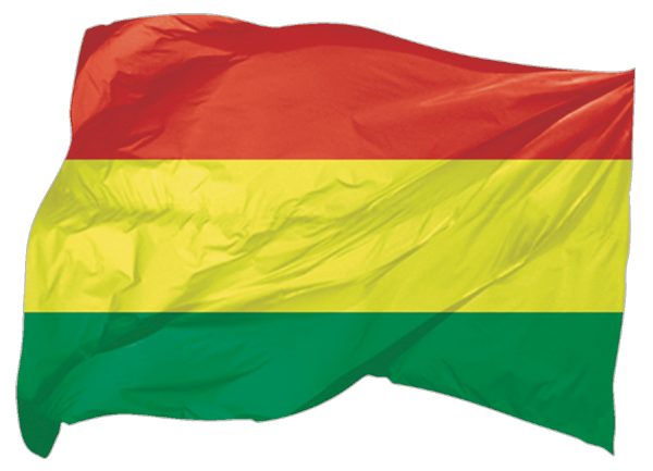 Bolivia | waving flag as sticker