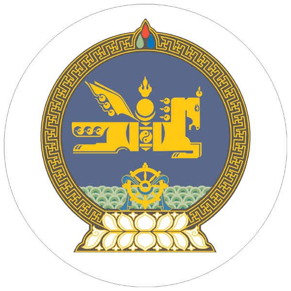 Mongolei | Wappen als Aufkleber 