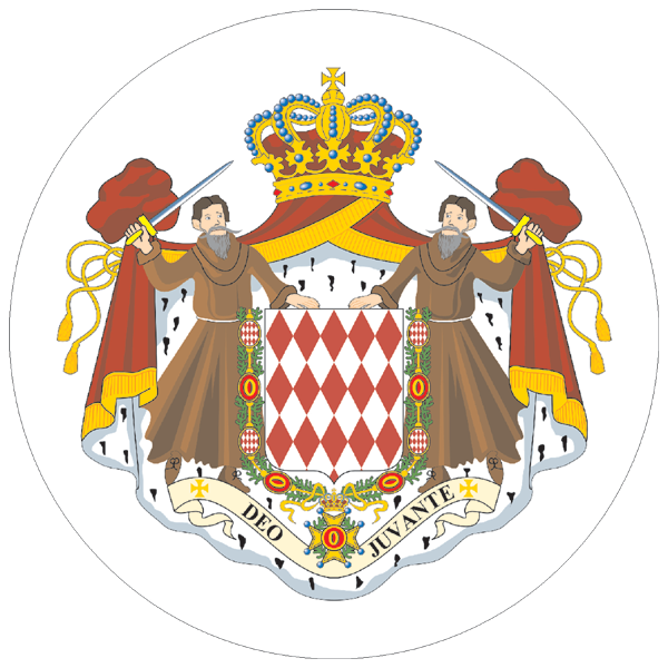 Monaco | Wappen als Aufkleber 
