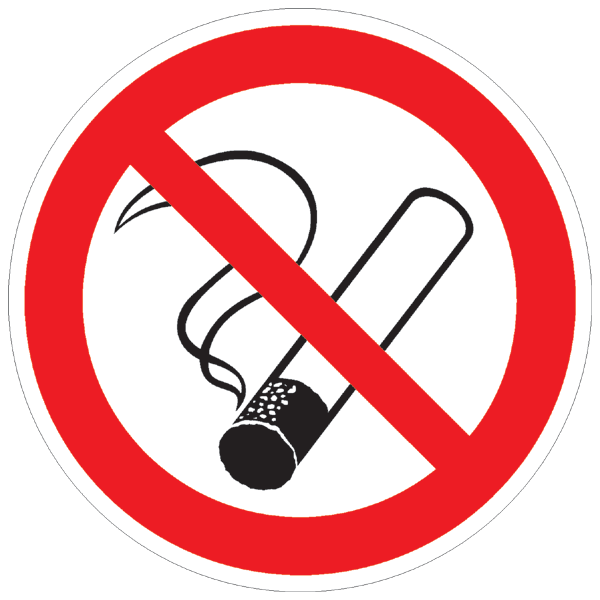 Verbotszeichenaufkleber alt .002- Rauchen verboten (alt)