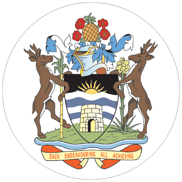 Antigua und Barbuda | Wappen als Aufkleber