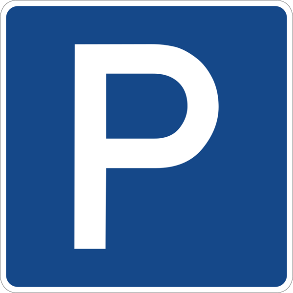 Verkehrszeichen 314.50 Parkplatz
