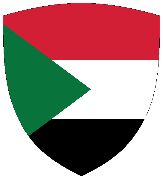 Wehende Flagge | Sudan