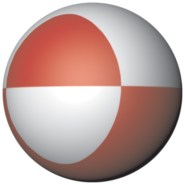 Grönland | Aufkleber in Kugelform