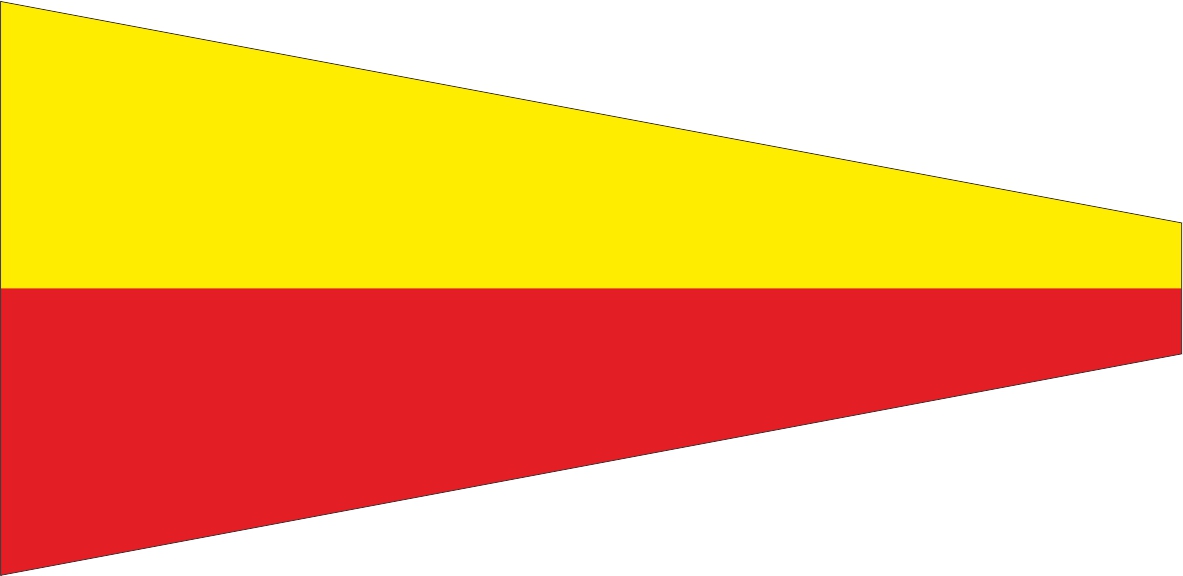 Flag alphabet as a sticker - here: 7