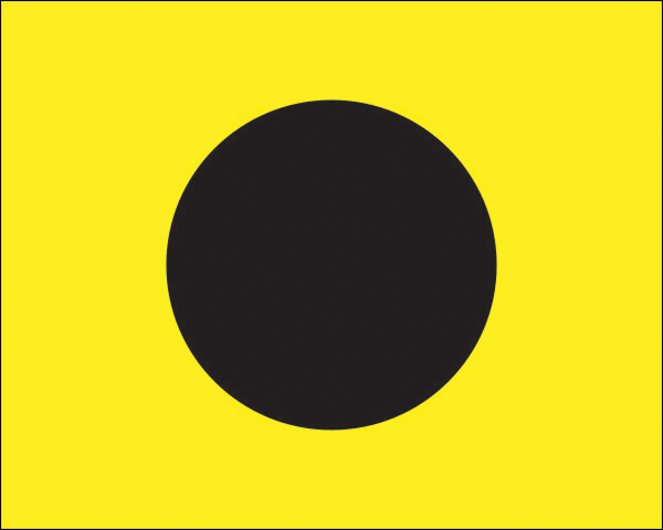 Flag alphabet as a sticker - here: India