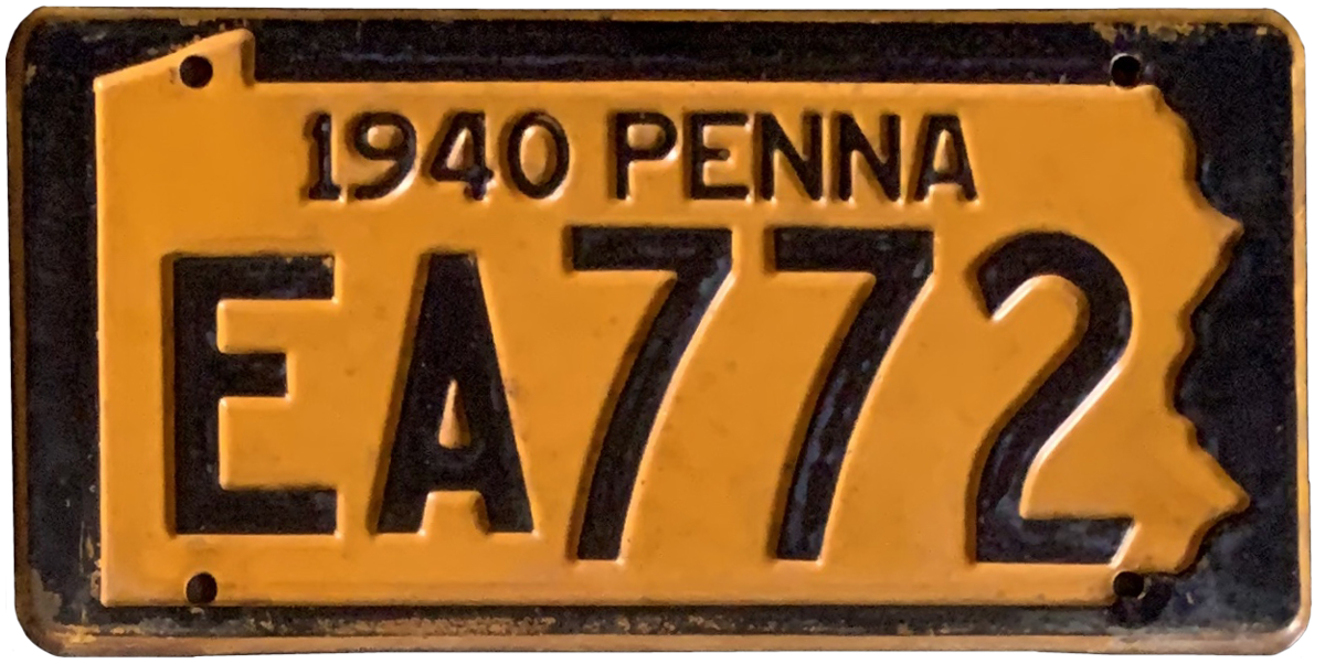 USA-Kennzeichen als Aufkleber | Pennsylvania.2