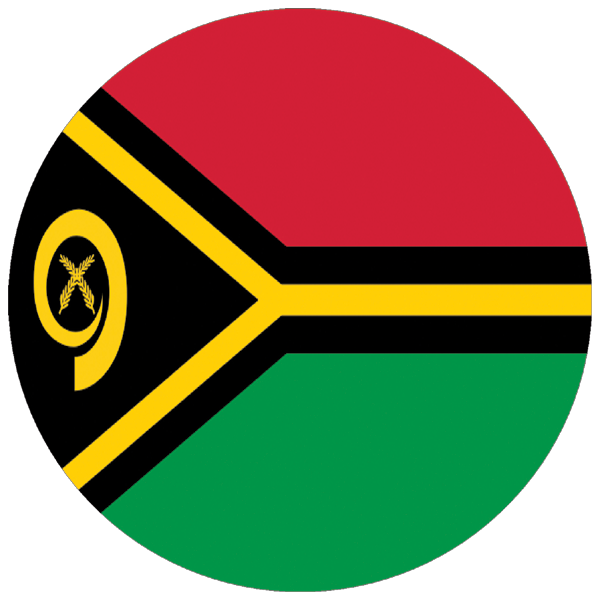 Vanuatu | rund geschnittener Aufkleber
