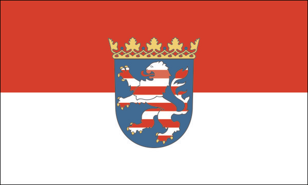 Hessen (Dienstflagge) | normaler Aufkleber