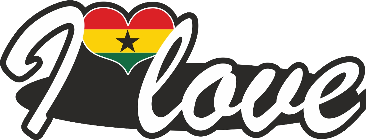 Ghana | I love ... sticker