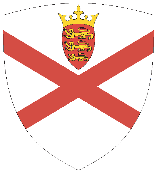 Jersey | Flagge -wappenförmig