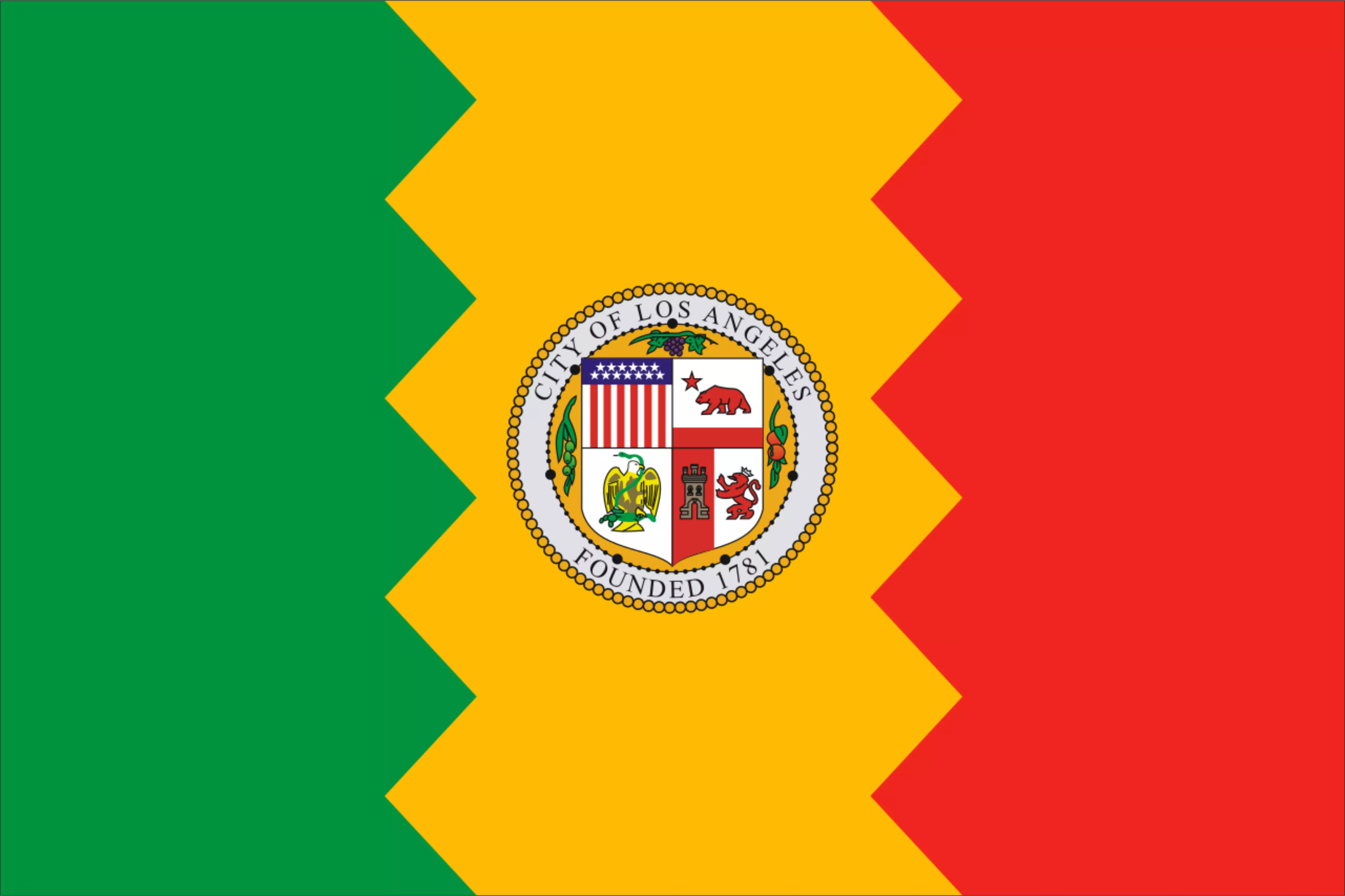 Stadtflagge Los Angeles