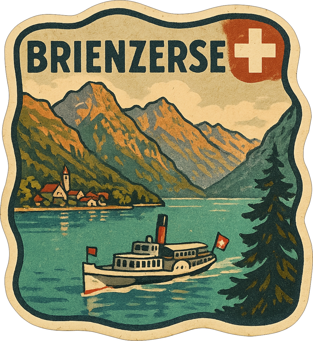 Brienzersee | Aufkleber (2)