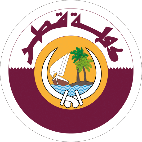 Qatar | Coat of arms as sticker