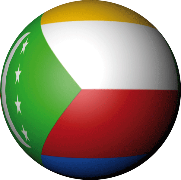 Comoros | Sticker in ball shape