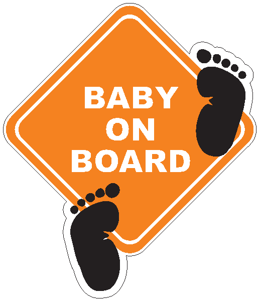 Aufkleber - Baby on board
