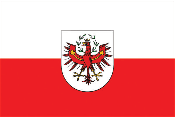 Tirol (Dienstflagge) | Aufkleber Tirol (Dienstflagge) | Aufkleber
