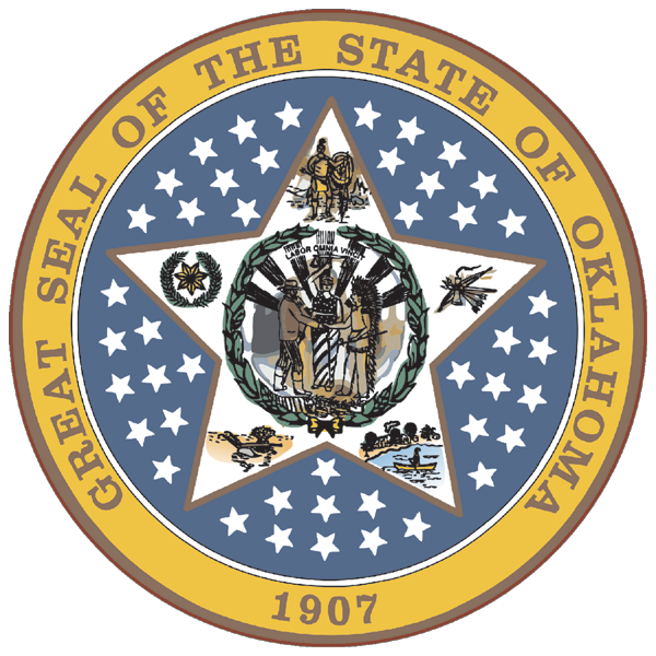 Oklahoma | Wappen als Aufkleber