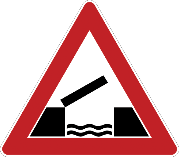 Traffic sign 101.55 - Movable bridge