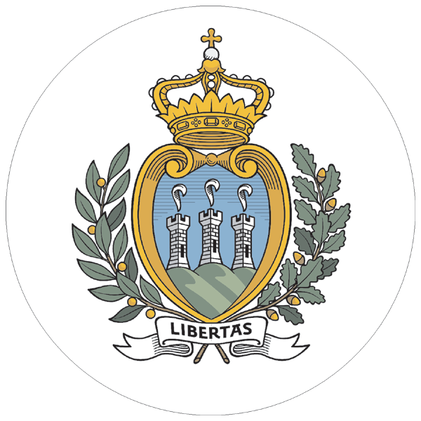 San Marino | Wappen als Aufkleber