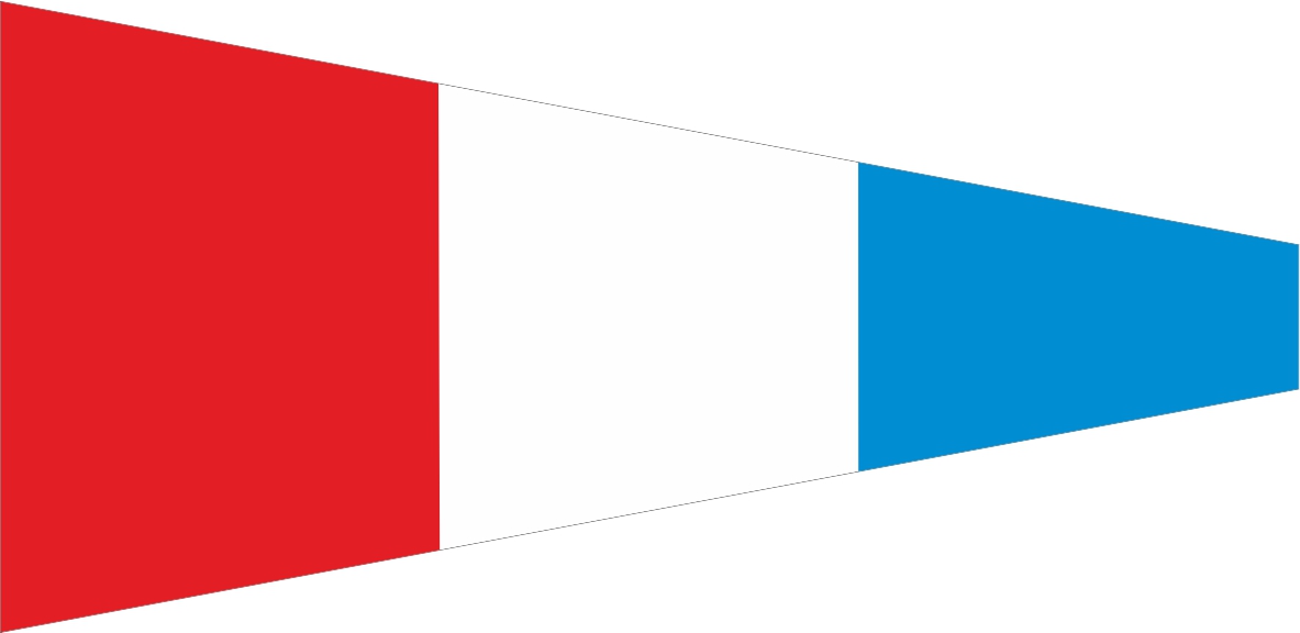 Flag alphabet as a sticker - here: 3
