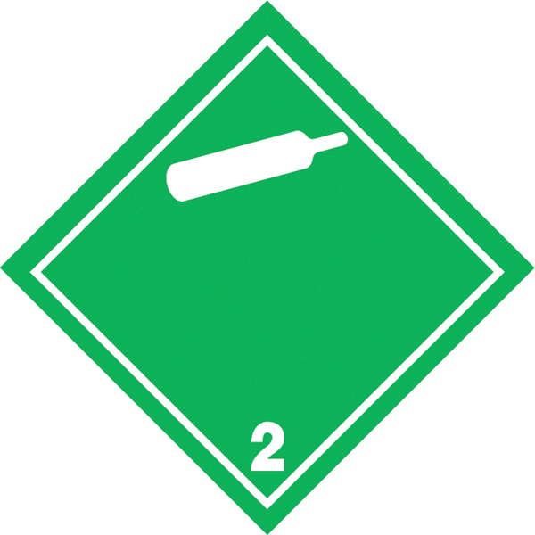 Gefahrgutaufkleber .010-Kategorie 2