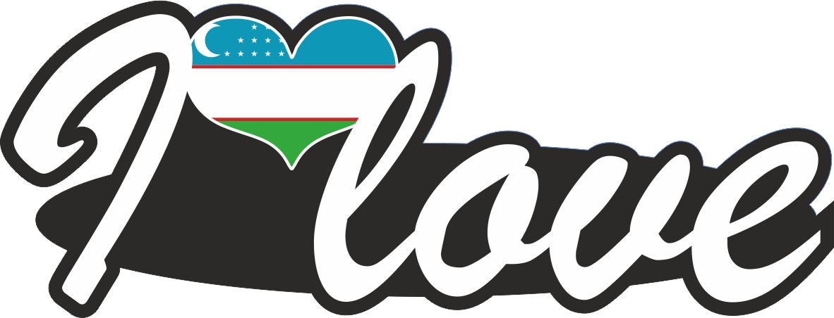 Usbekistan | I love ... Aufkleber