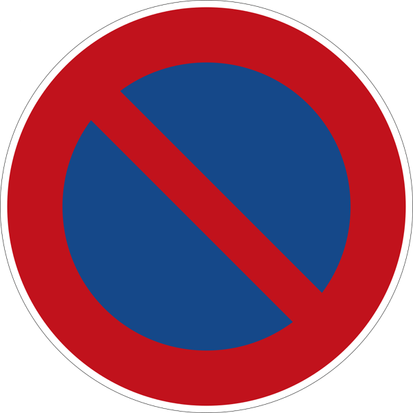 Verkehrszeichen 286- Eingeschränktes Haltverbot