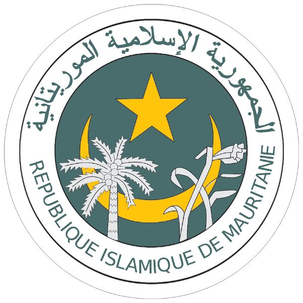 Mauritania | Coat of arms as sticker 