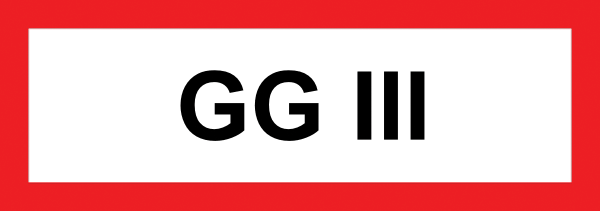 Feuerwehr Aufkleber - GG III