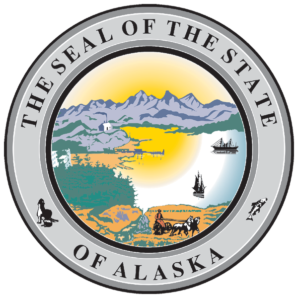 Alaska coat of arms as a sticker