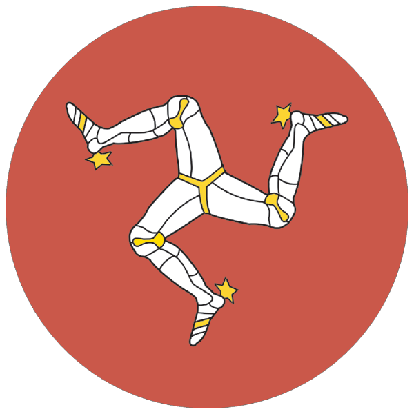 Aufkleber rund | Isle of man Aufkleber rund | Isle of man