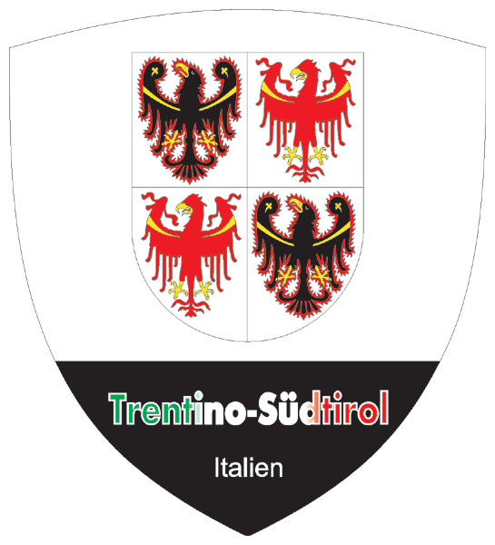 Aufkleber - Wappen von Trentino-Südtirol 