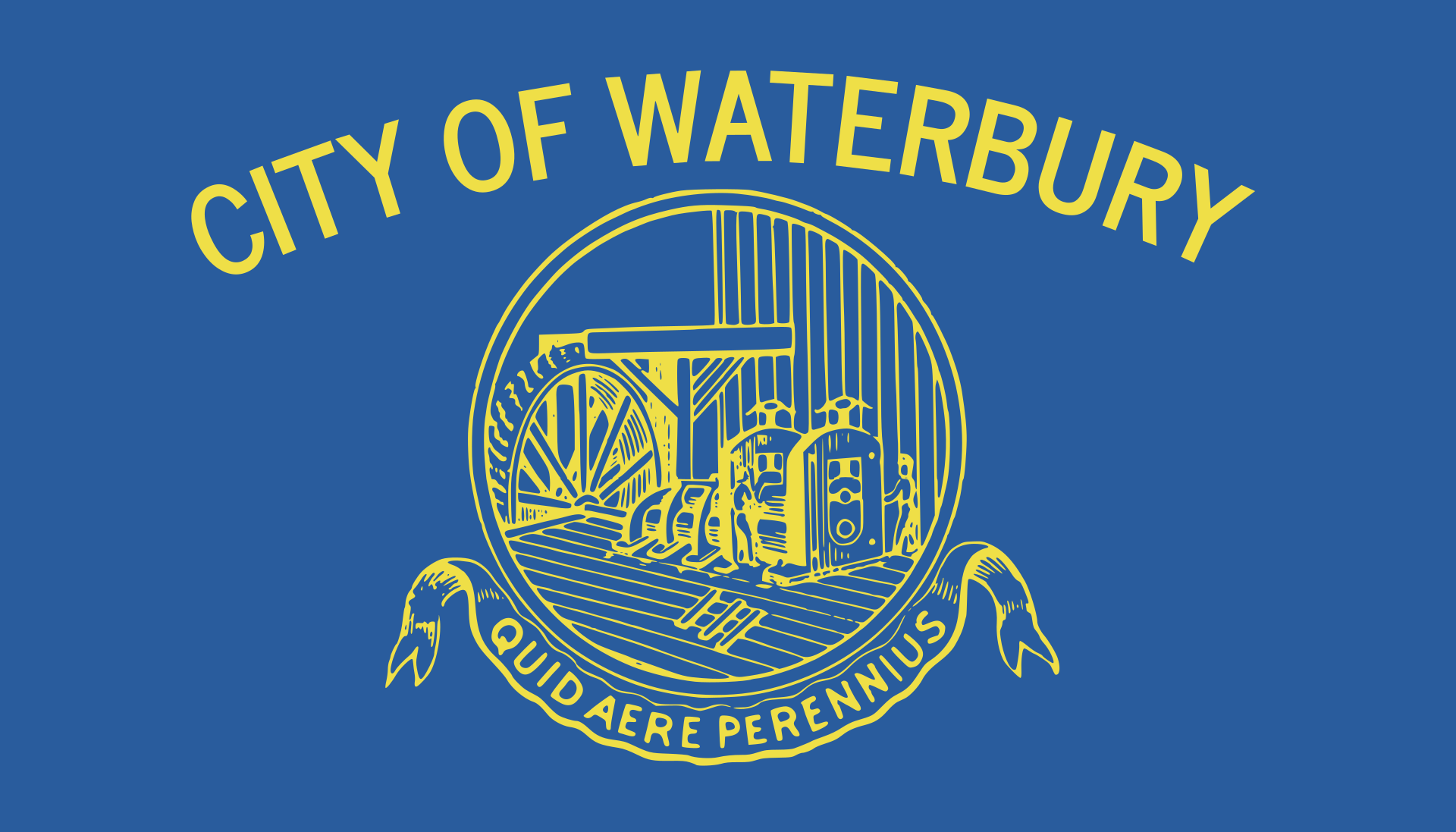 Stadtflagge Waterbury
