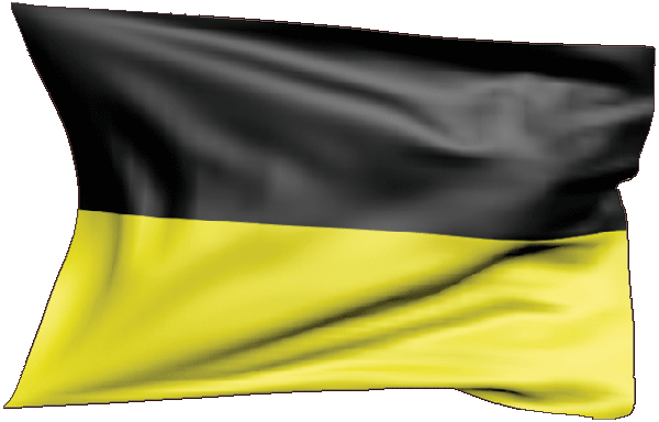 Baden-Württemberg | Sticker as a waving flag
