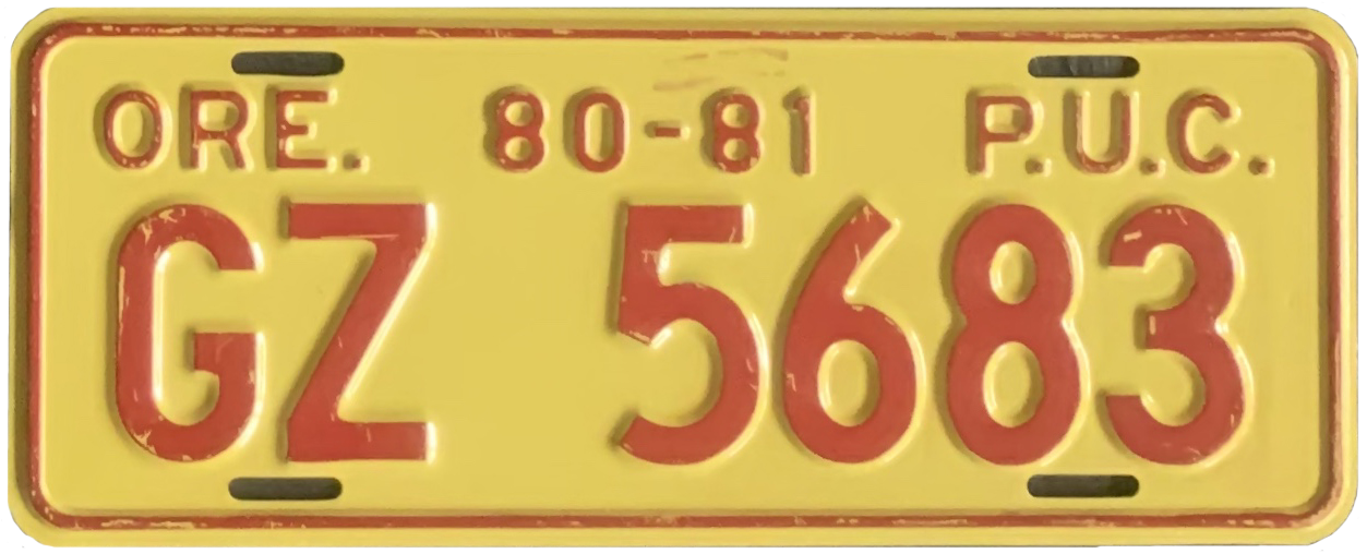USA license plate | Oregon.2