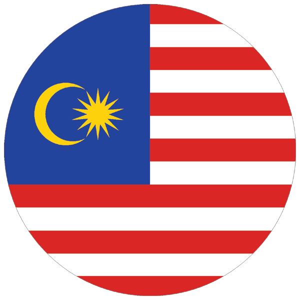 Malaysia | round cut sticker