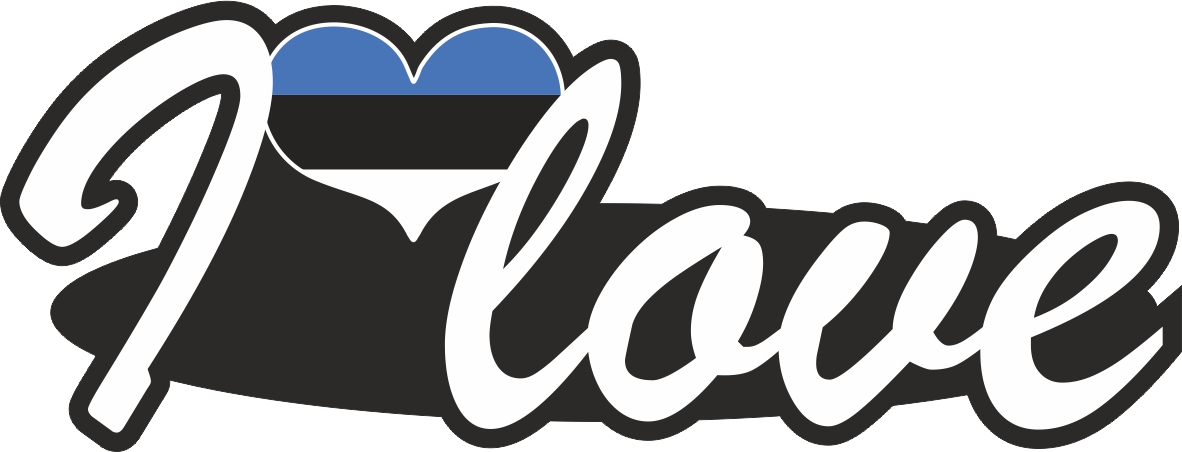 Estland | I love ... Aufkleber