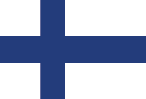 Flagge| Finnland (gleiche Größe)