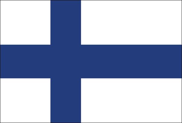 Finnland | Flagge -gleiche Größe Finnland | Flagge -gleiche Größe