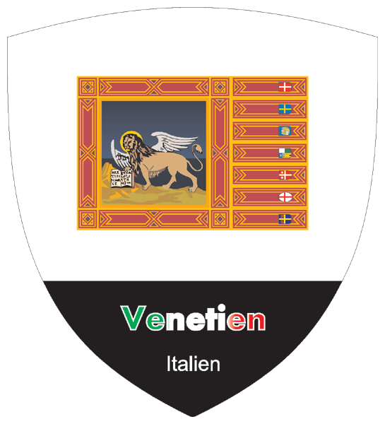 Aufkleber - Wappen von Venetien 