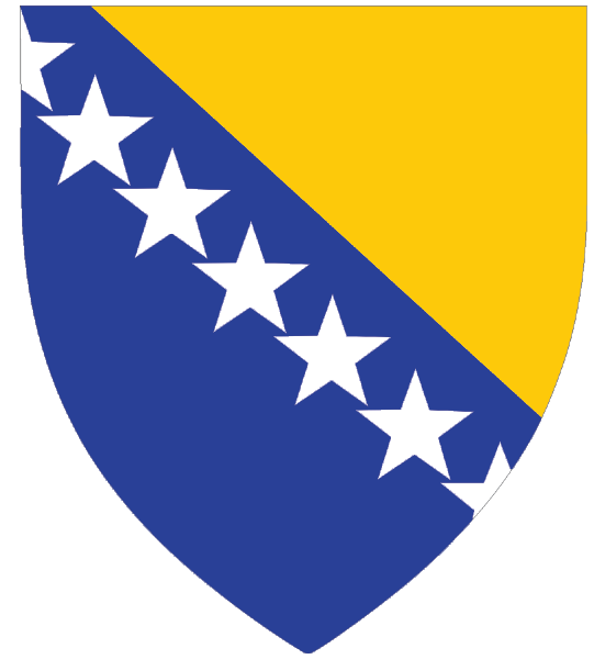 Bosnien-Herzegowina | Wappen als Aufkleber